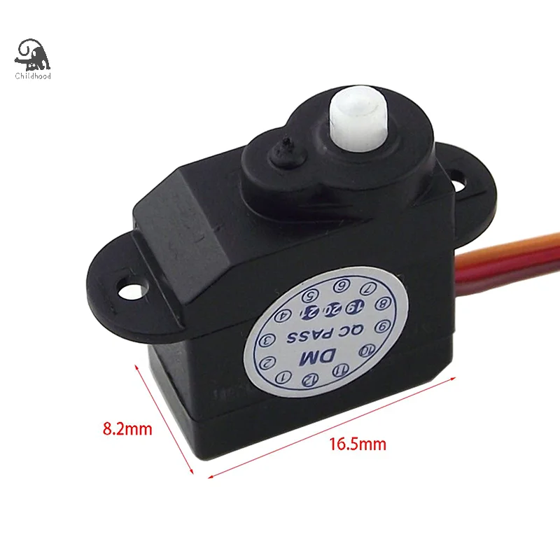 1 PC DIY Accessoires DM-S0020 Indoor Vlucht Afstandsbediening Robot Mini Servomotor Digitale Servo 180 Graden Rotatie Servo