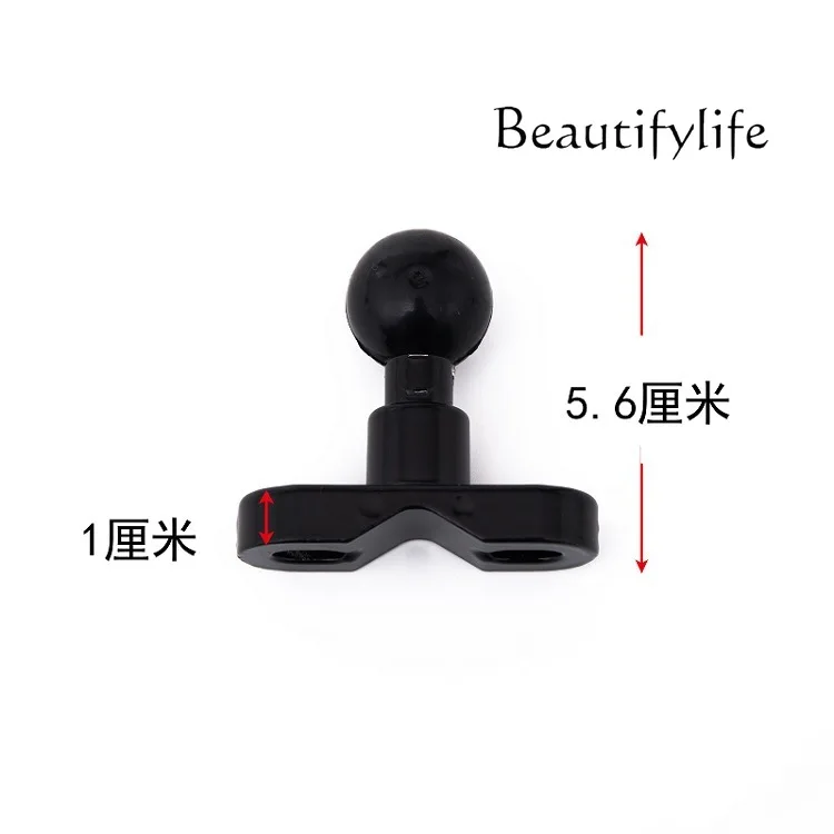 

Motorcycle electric pedal mobile phone holder base accessories aluminum rubber universal rotation 360 ° handle