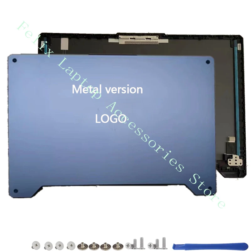 Imagem -02 - Tampa Traseira do Lcd do Portátil para Asus Tianxuan Tampa Dianteira Descanso de Palma Tampa Inferior Dobradiça Novo Fa50q Fx506 Fa506q Fx506h