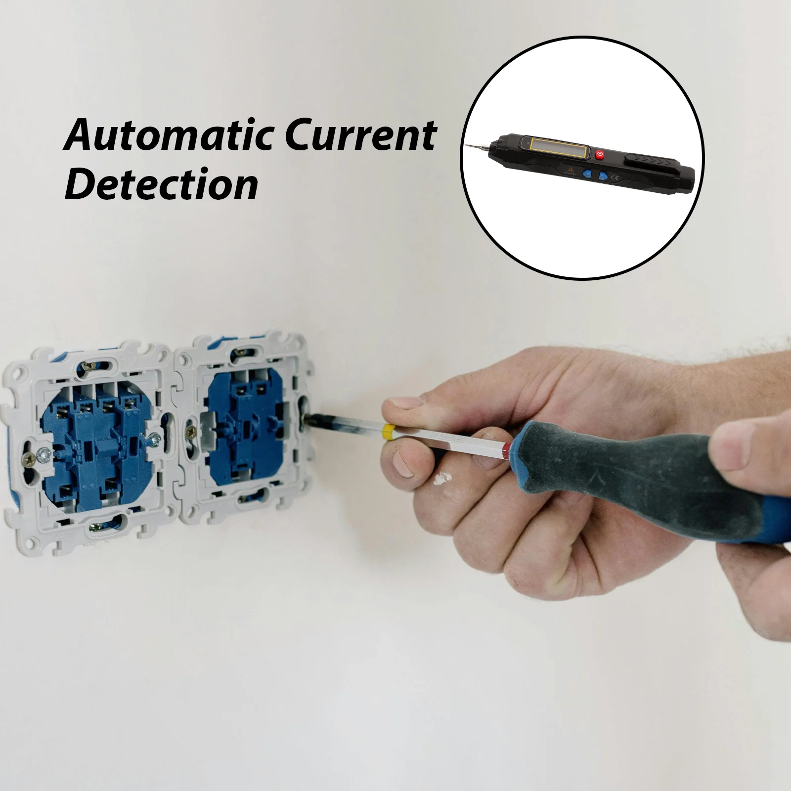 

Circuit Tester Probe Pencil Electricity Automatic Voltage Abs Electrical Multimeter