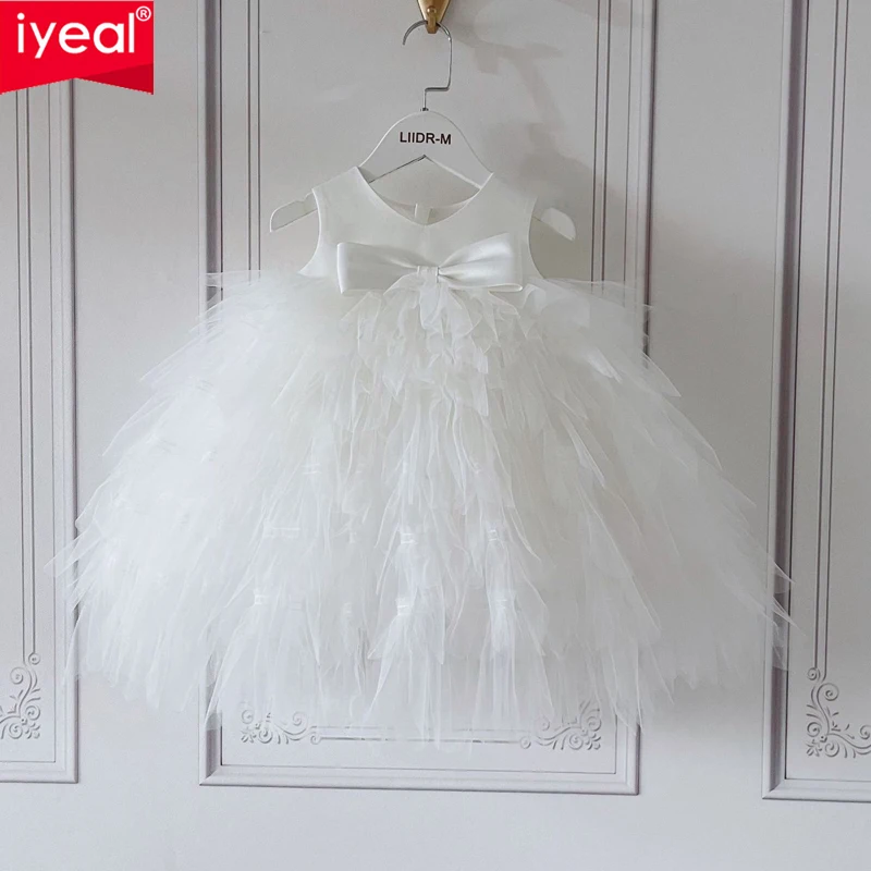 

2024High End Baby Girl Dresses for Kids Girl Infant 1 Year Baptism Birthday Toddler Chirstening Dress for Children Wedding Party