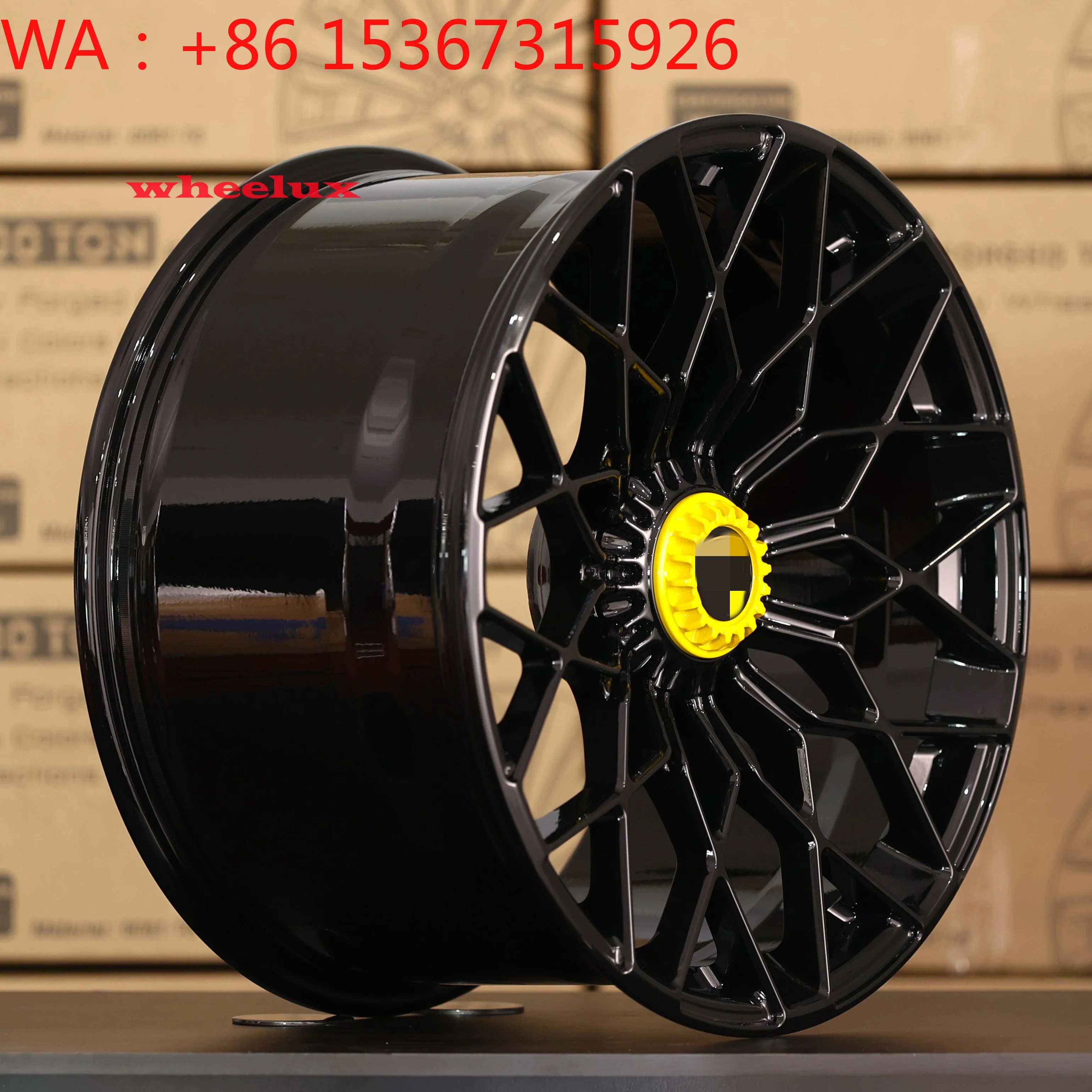 20-24 Inch Polished Multi Spoke Monoblock Forged Alloy Wheel Rims 5x120 PCD Offroad SUV Vehicle Hubs