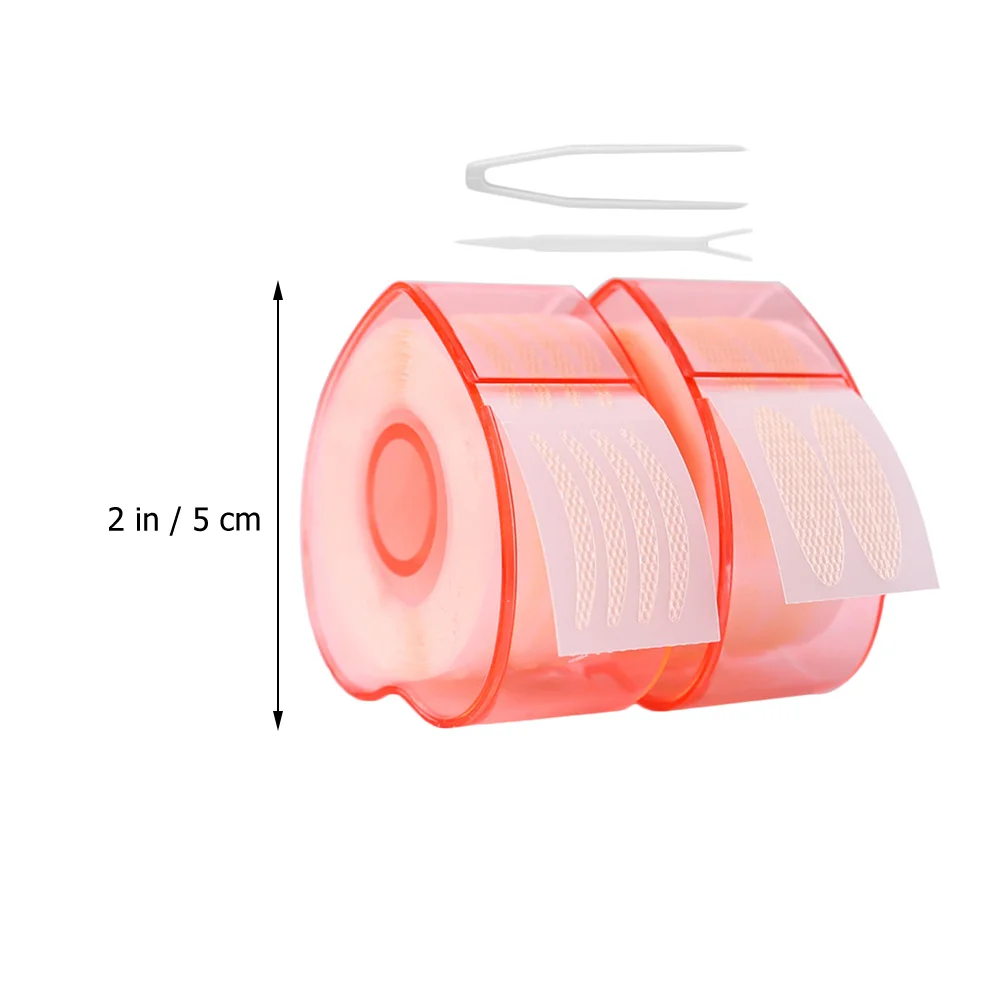 

2 Rolls Double Eyelid Tape Eyelid Strips Eye Lifter Invisible Skin-Friendly For Hooded Droopy Uneven Mono Single Eyelids