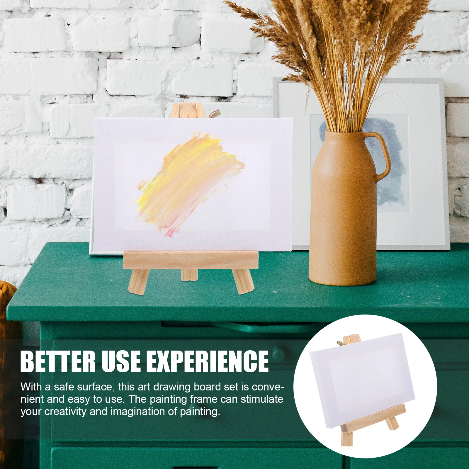 مجموعتان من الحامل الصغير، إطار رسم خشبي خفيف الوزن للفنانين والطلاب، لوحة رسم محمولة يمكنك صنعها بنفسك، فن الغواش الأكريليك الزيتي