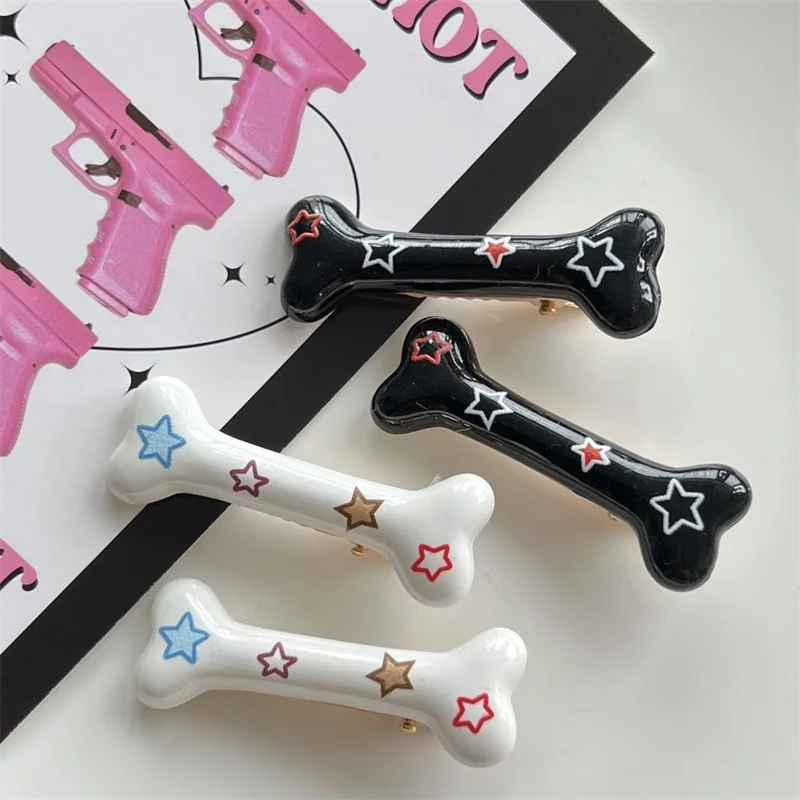 New Pet Dog Hair Clips Stars Print Dog Hairpin Cute Decoration Puppy Hair Bows for Small Dogs Supplies Pet Headwear