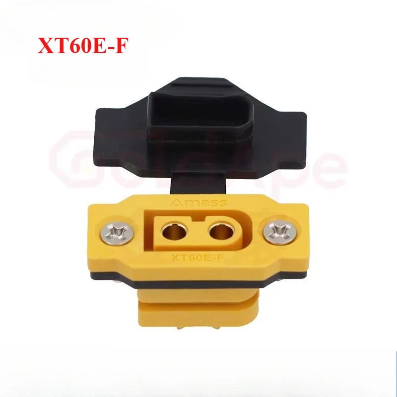 

10Pcs Amass Quick Charge XT60E-F Model Airplane Battery Gold-plated 30A High Current Female plug mountable XT60 connector