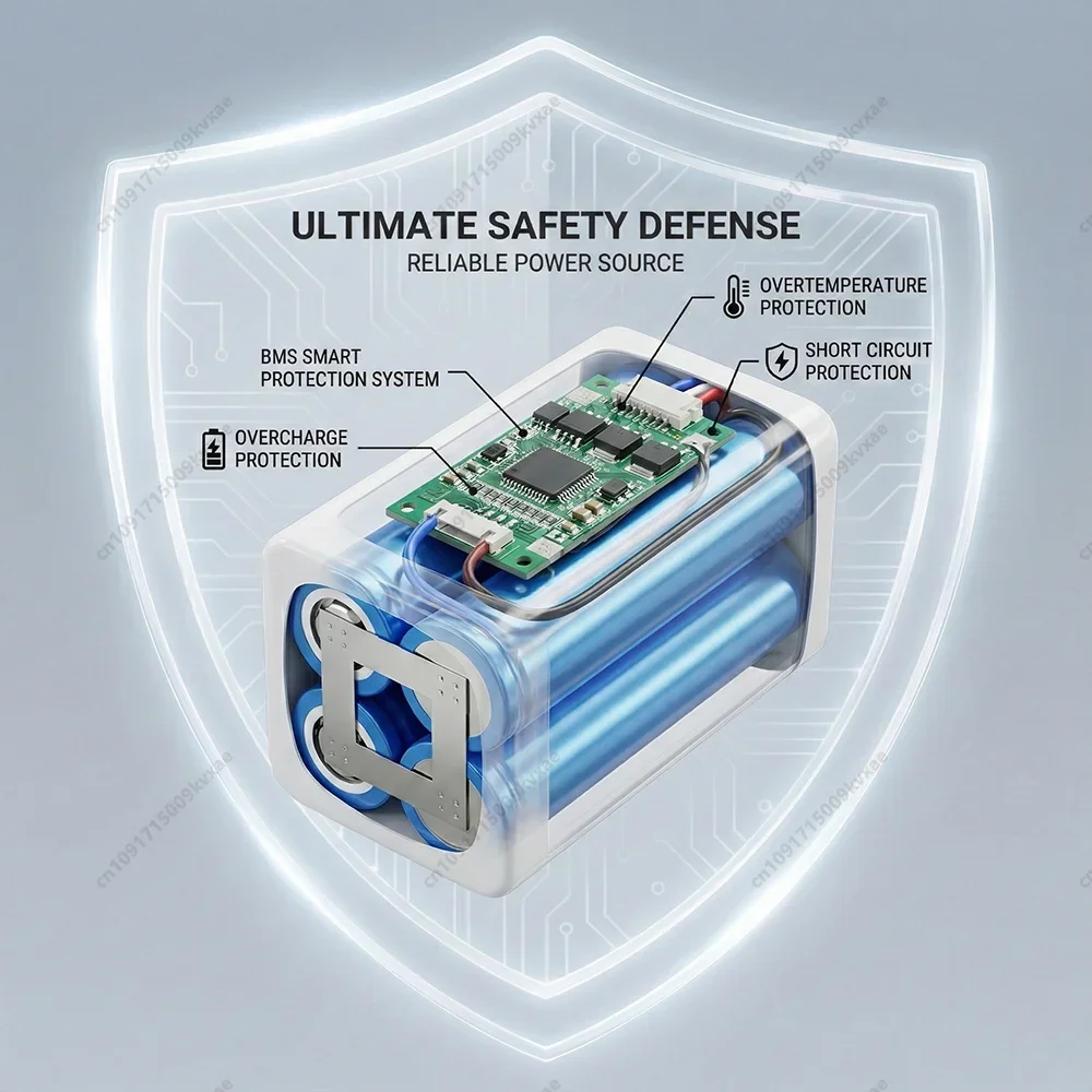 

14.8V 3500mAh Li-ion Battery Pack for Xiaomi S20 Robot Vacuum Cleaner Replacement Accumulator BMS Chip Protection Safe