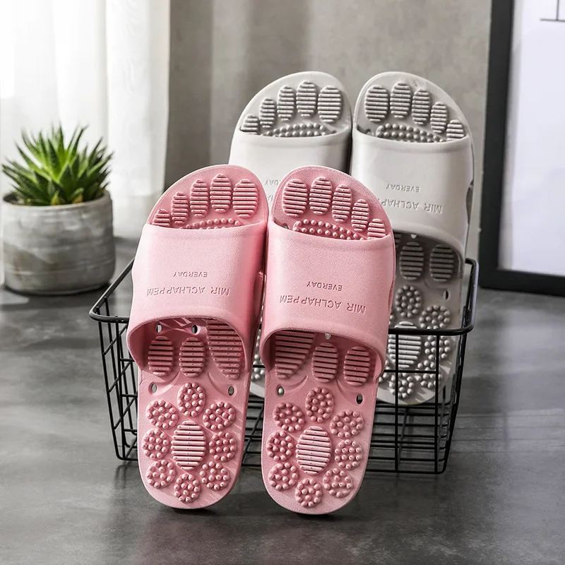 

Women Massage Slippers Fashion Indoor Outdoor Flip Flops Beach Bathroom Slipper Summer Bathroom Ladies Slides Non-slip Shoes