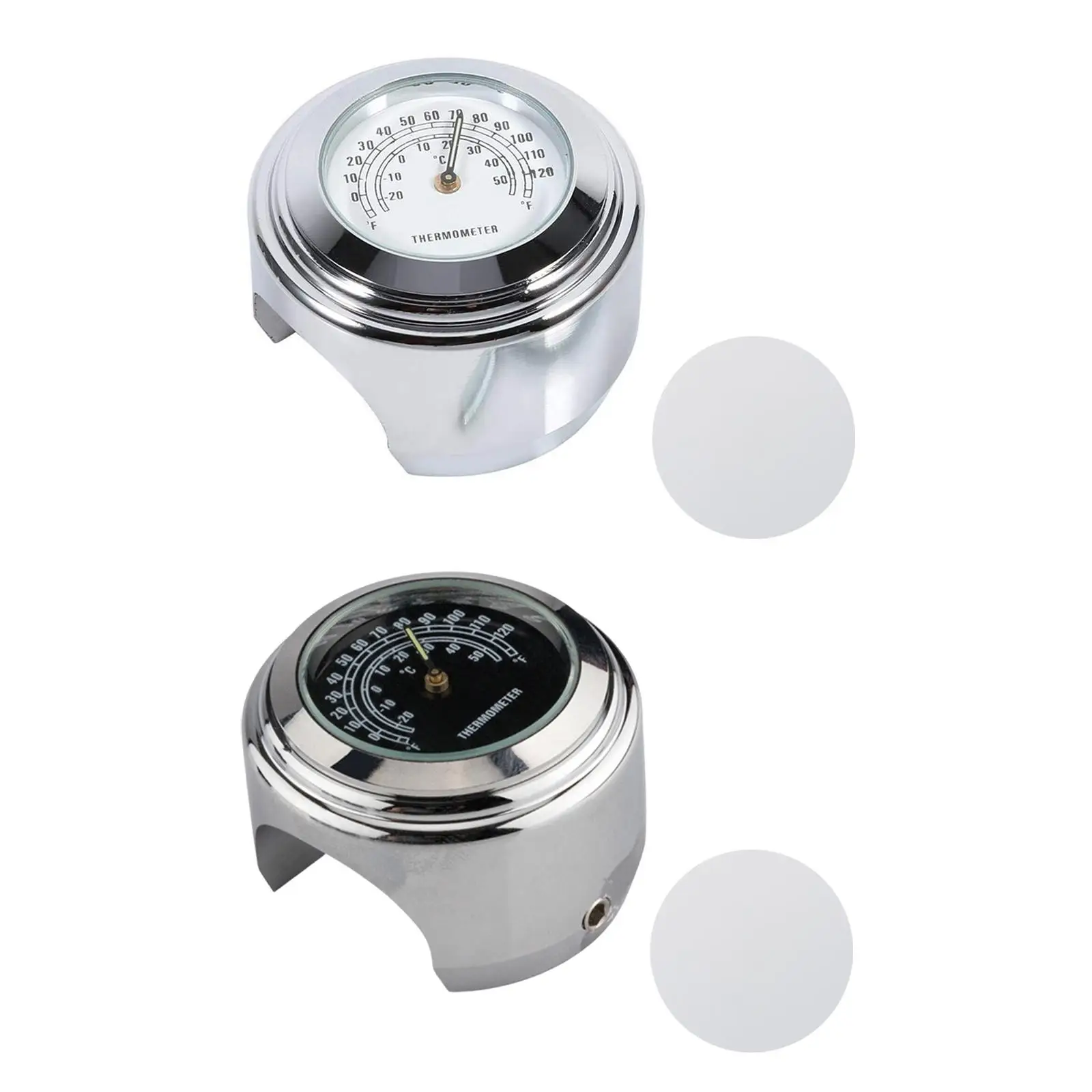 

Aluminum Alloy Handlebar Temperature Gauge Anti Slip Mount Digital Thermometer for Motorbike and Bicycle