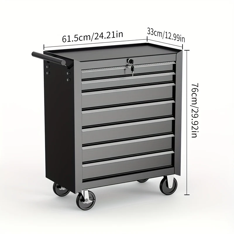 7/5 ลิ้นชักตู้เครื่องมือ Auto Car Repair เครื่องมือมือถือรถเข็น Multifunctional Workshop อะไหล่ตู้เหล็กกล่องเก็บ