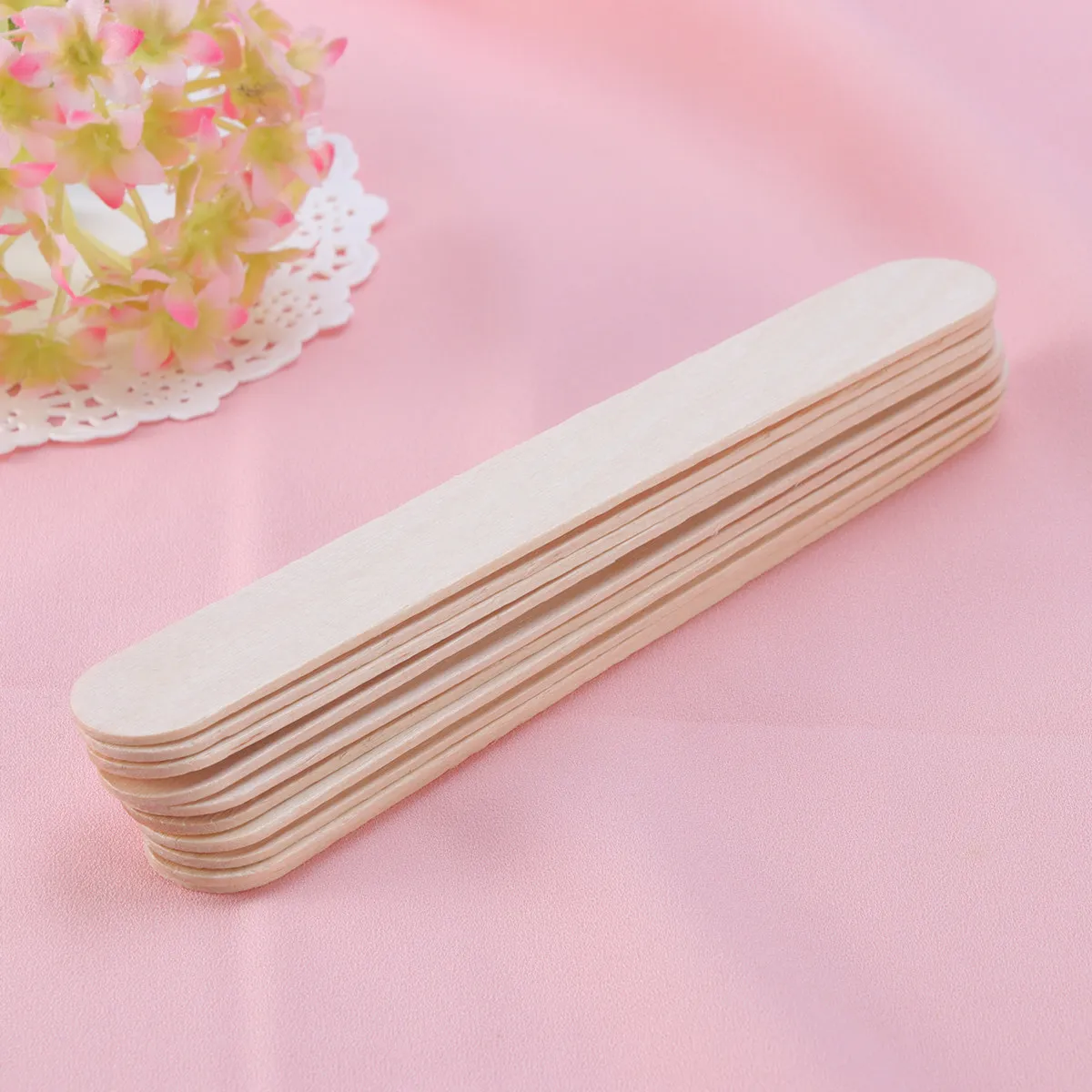1Pcs Wooden Hair Removal Wax Sticks Eco Friendly Safe Skin Contact Wax Applicator for Full Body Waxing Salon Grade Tool