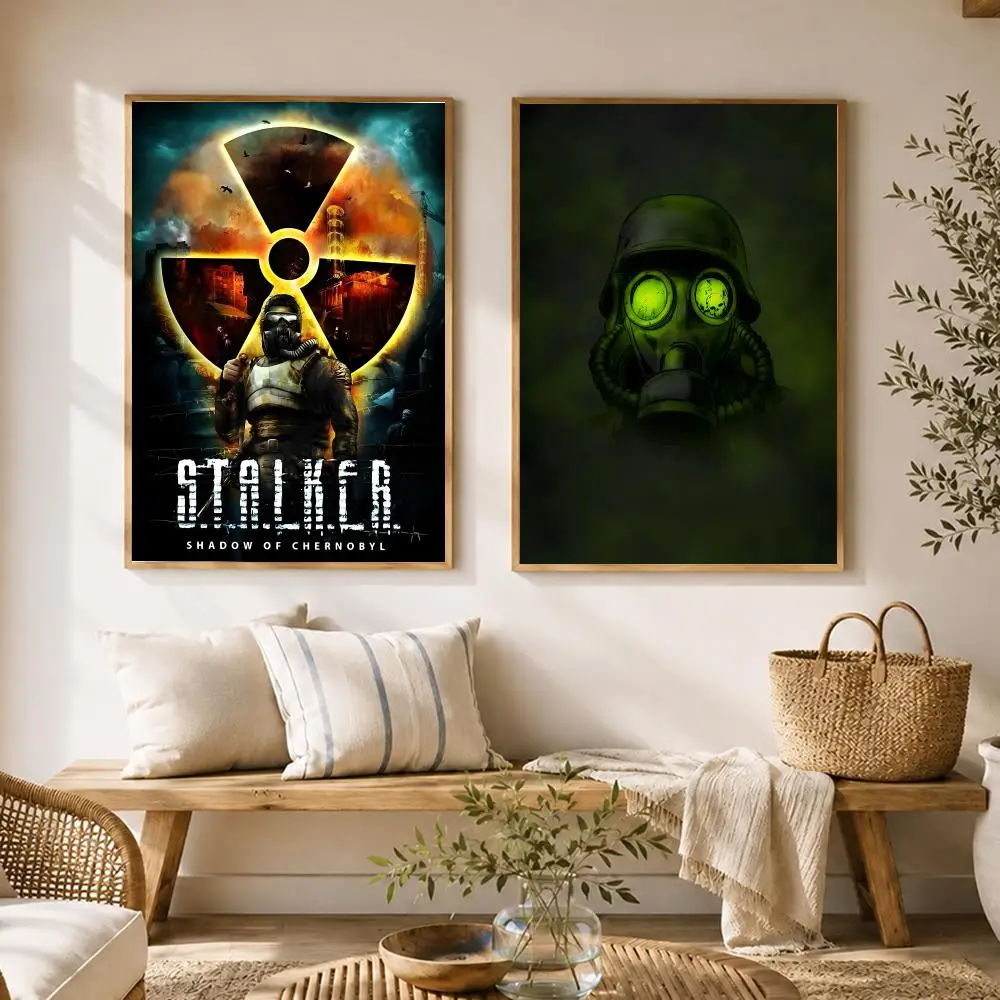 Stalker 2 Video Game PC Poster HD poster wall art self-stick no-residue for home cafe office great gift