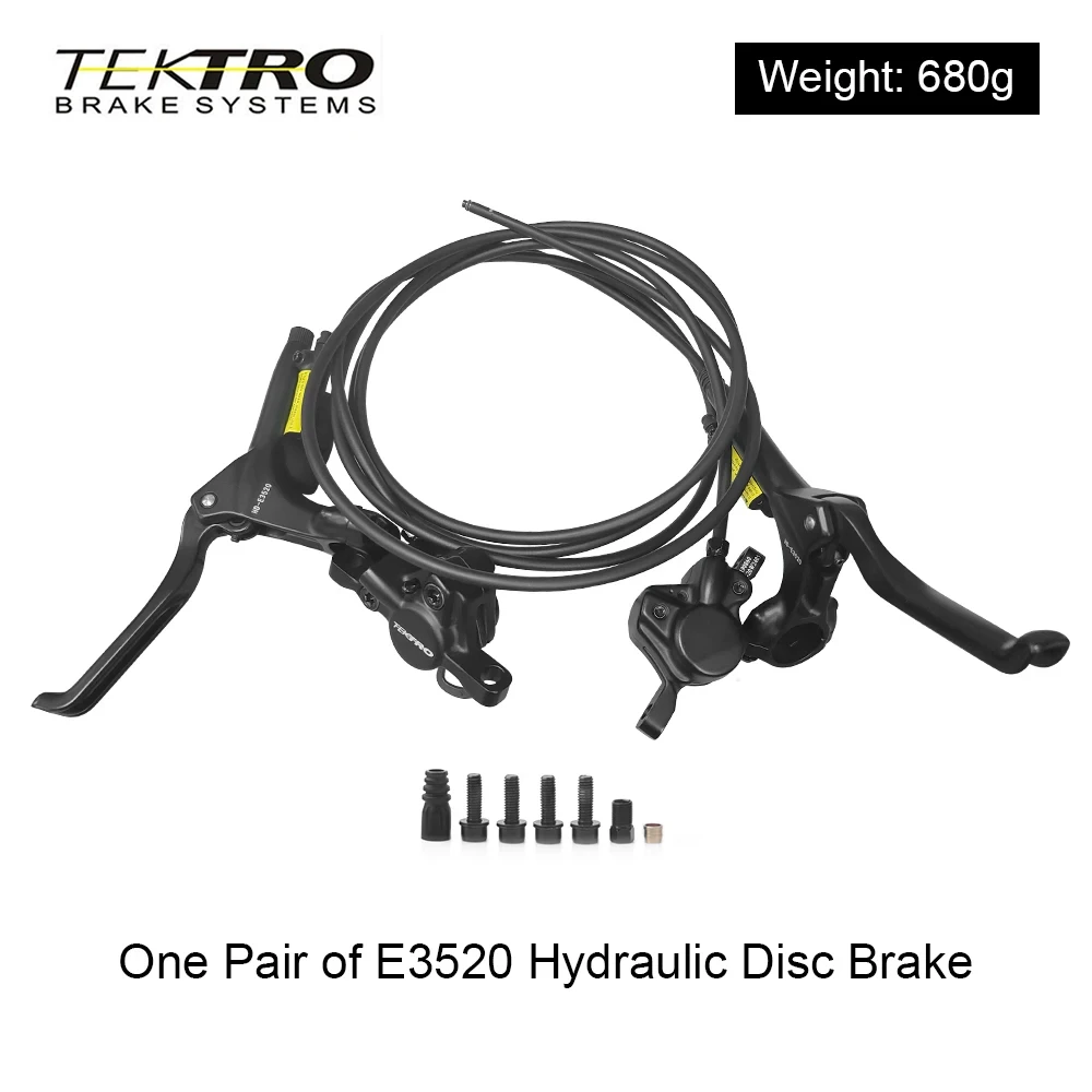 TEKTRO HD-E3520  Electric Bicycle Hydraulic Disc Brake 900/1850mm MTB Bike E-bike 2-Pin Sensor Power Control Hydraulic Brake