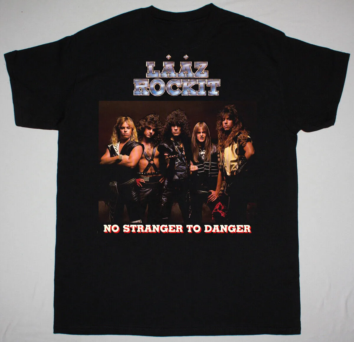 

LAAZ ROCKIT - No Stranger To Danger Short Sleeve Black Size S-5XL Shirt AG1391