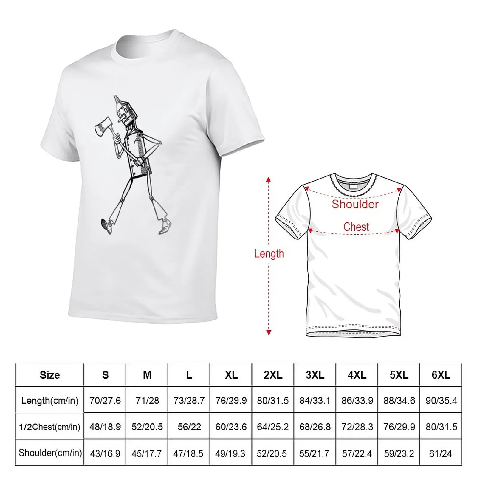 New Tin Man - Dark Shine T-Shirt black t shirt funny t shirt workout shirts for men Tees Y2K tops Unisex Summer Short Sleeve