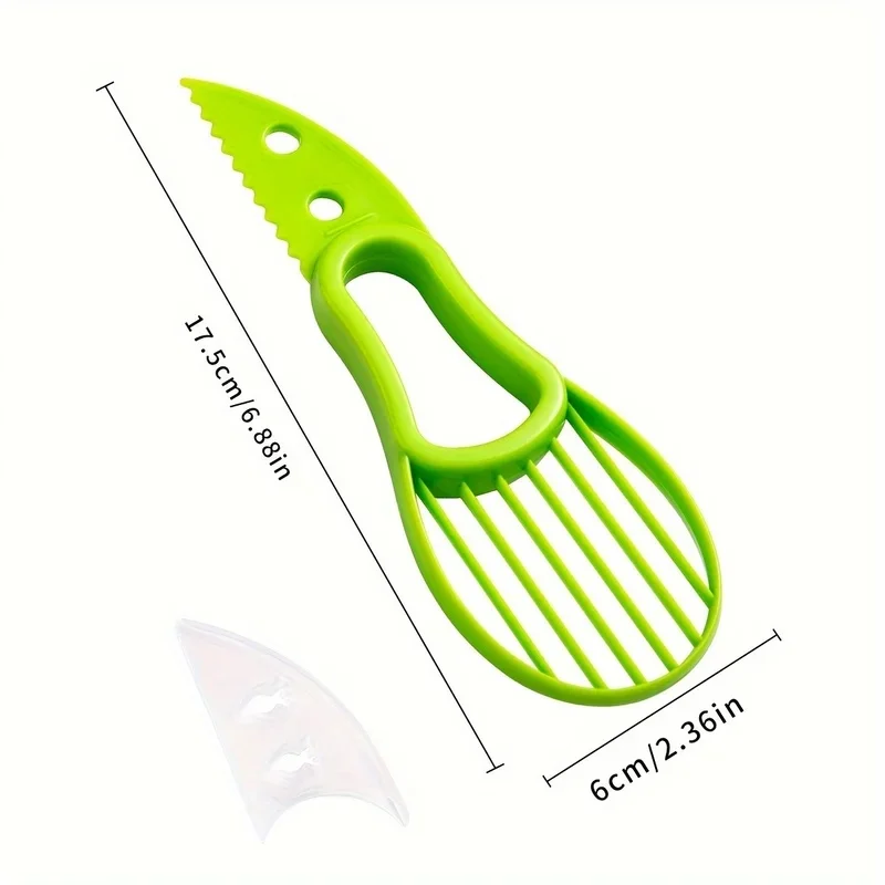 1/2/3pcs Multi-Function Avocado Slicer Cutter Kitchen Gadget 2-in-1 Tool for Pitting Coring And Slicing Fruit