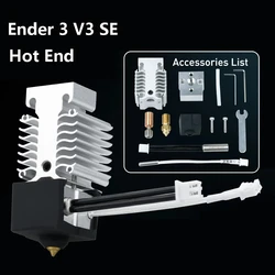 New Upgrade Ender 3 V3 SE Heater Block Kit Bimetal Pipe High Temperature Print Head for Creality Ender 3 V3 SE 3D Printer Parts