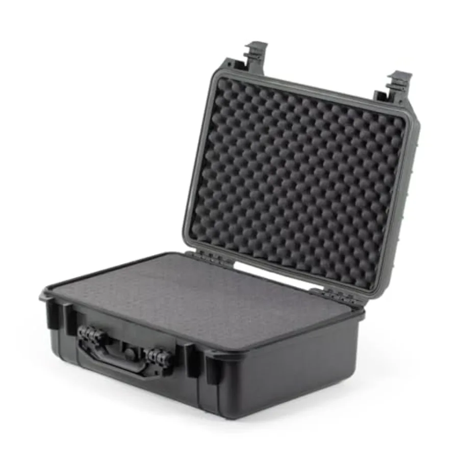 

Waterproof Hard Case - Crushproof and Dustproof - Foam Protection - Pressure Equalization Valve - Portable Protective Storage B