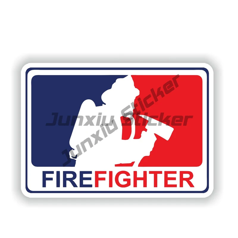 

Self-adhesive Decal for Major League Firefighter Car Sticker Waterproof Auto Decors on Bumper Rear Window Laptop