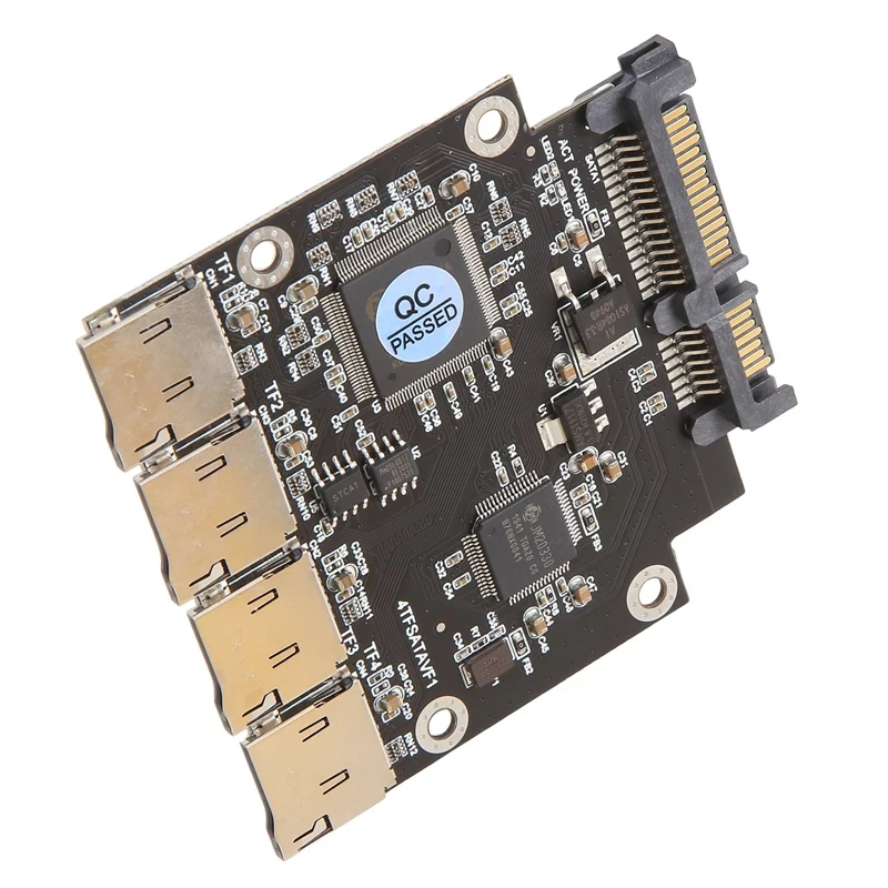 4 Way Micro-SD TF Memory Card To SATA Serial Adapter SSD Industrial Embedded Mobile Storage Module