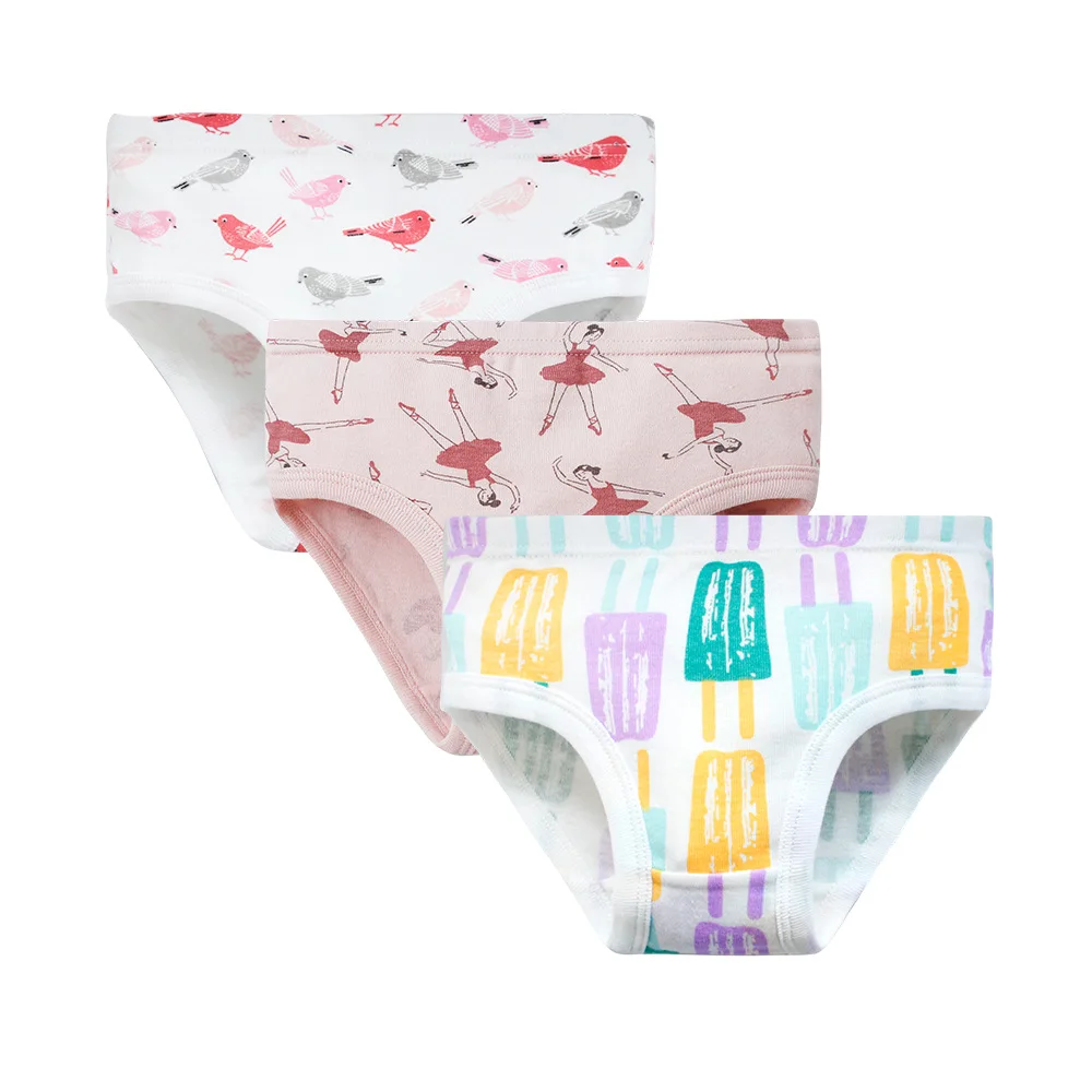 1/3/6/9 Pcs Kinder Mädchen Höschen 100% Baumwolle Weiche Hübsche Cartoon Einhorn Druck Unterwäsche Für Mädchen unterwäsche Boxer Atmungsaktiv – Detail 18