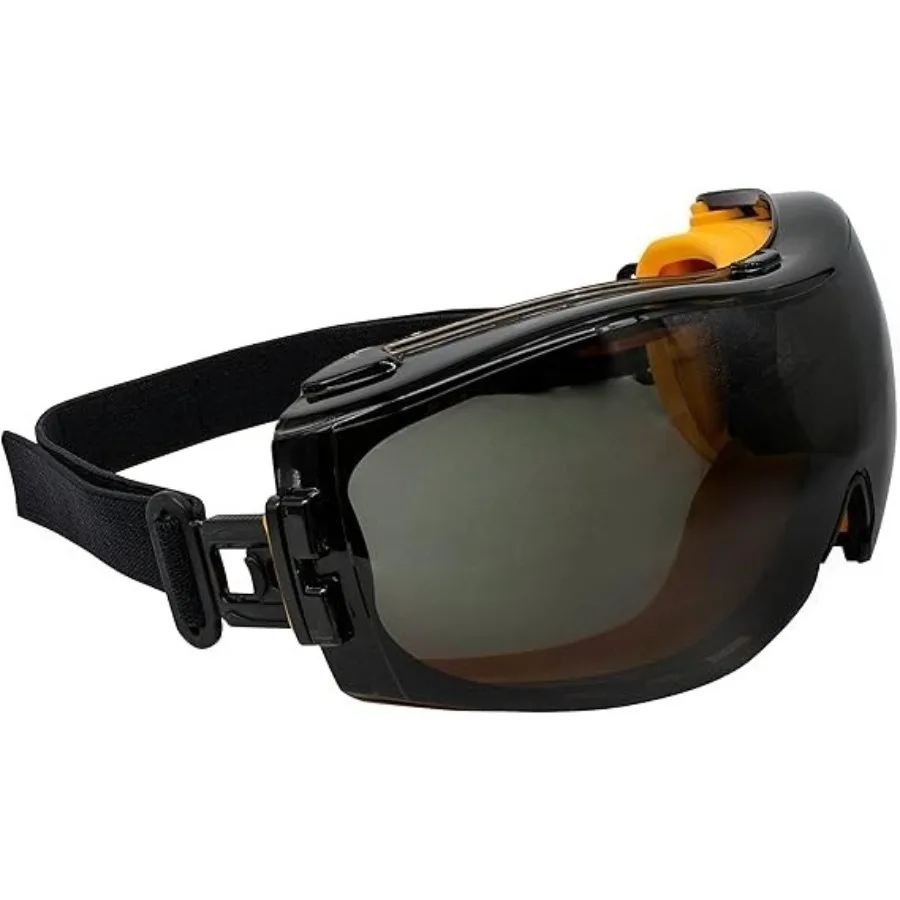 

Concealer Clear Anti Fog Dual Mold Safety Goggle Unisex Adult Tinted Anti Fog Adjustable Polycarbonate Full Rim，Smoke
