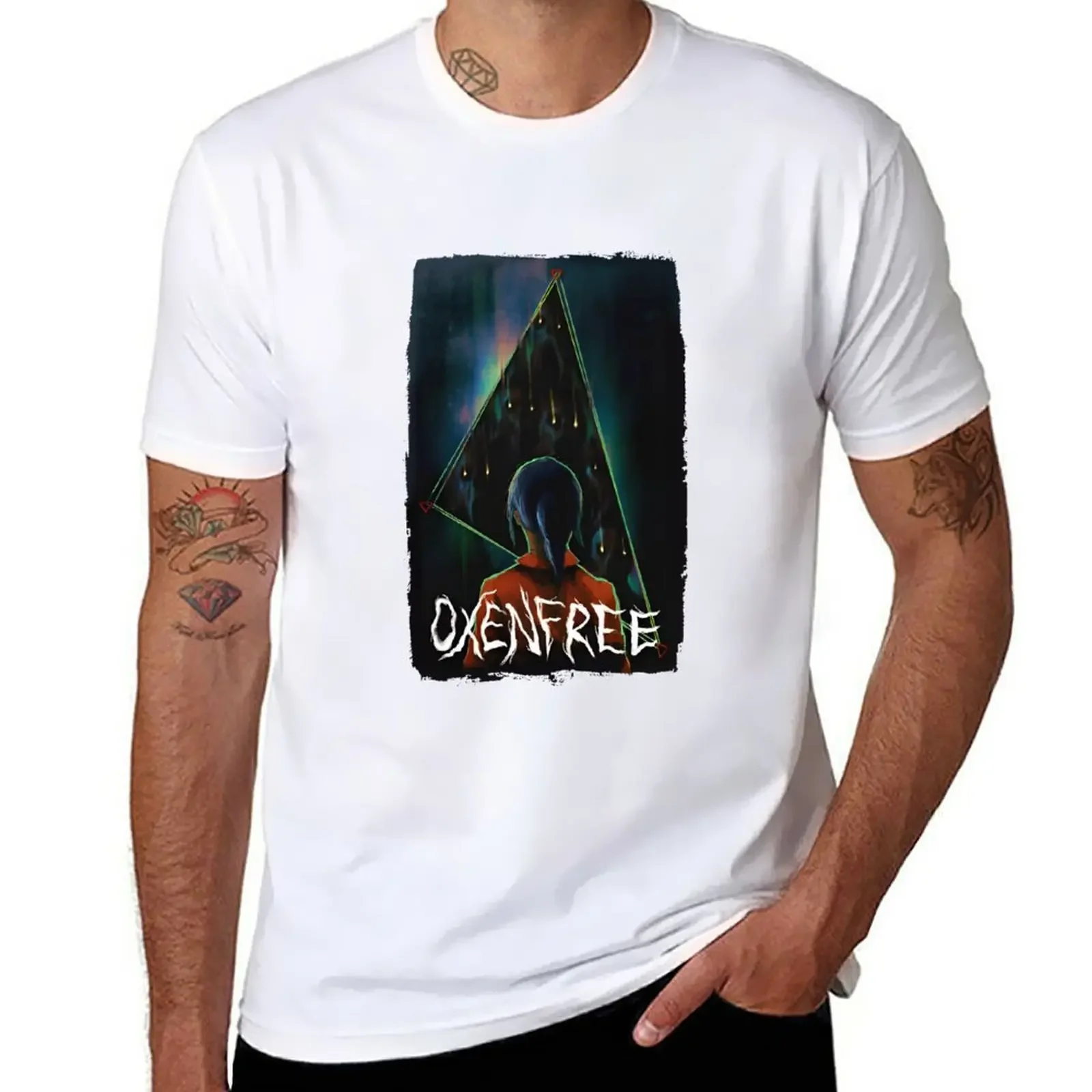 New oxenfree portal shirt T-Shirt aesthetic clothes plain t-shirt anime clothes graphic t shirt men workout shirt