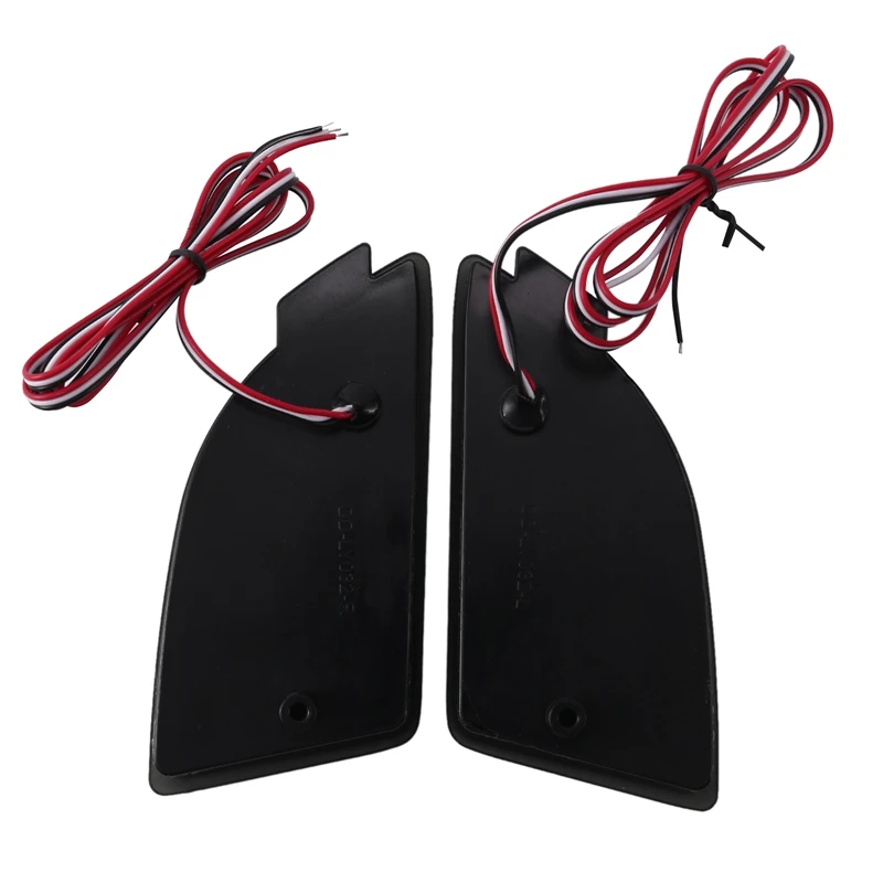 Black LED Rear Bumper Reflector Tail Brake Stop Light For Mazda 3 Axela BM BL 5D Hatchback