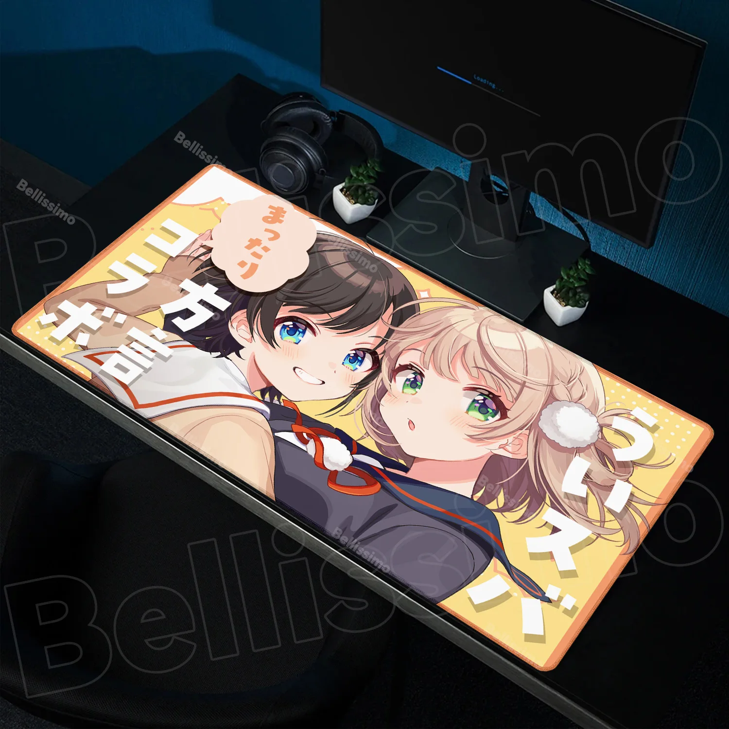 

Shukusei Loli Kami Requiem Shigure Ui Kizuna AI Mouse Pad 90x40cm Desk Mat With Pad Gaming Accessories Prime Gaming Keyboard Pad
