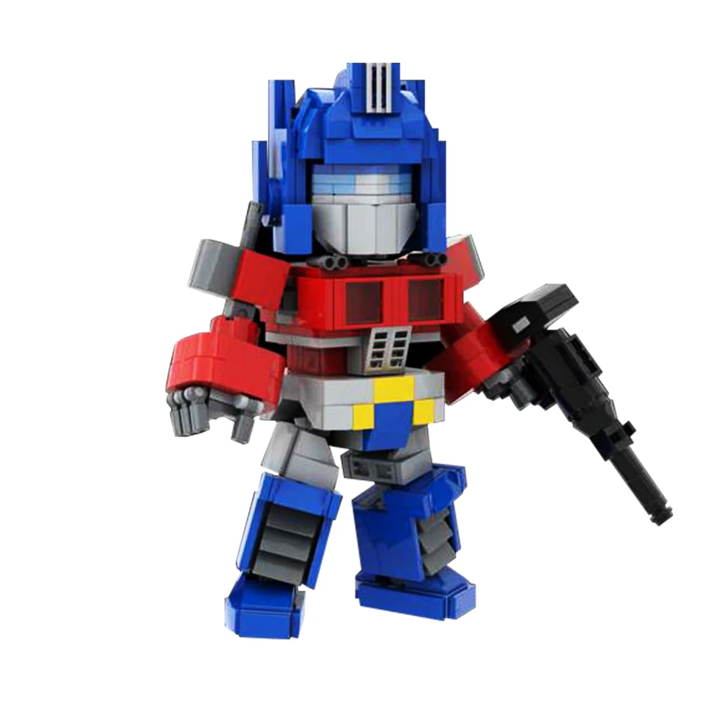 MOC Shapeshifting Robot Building Blocks Movies Autobots Justice Robot DIY Model Bricks Kids Creative Assembly Toys Birthday Gift