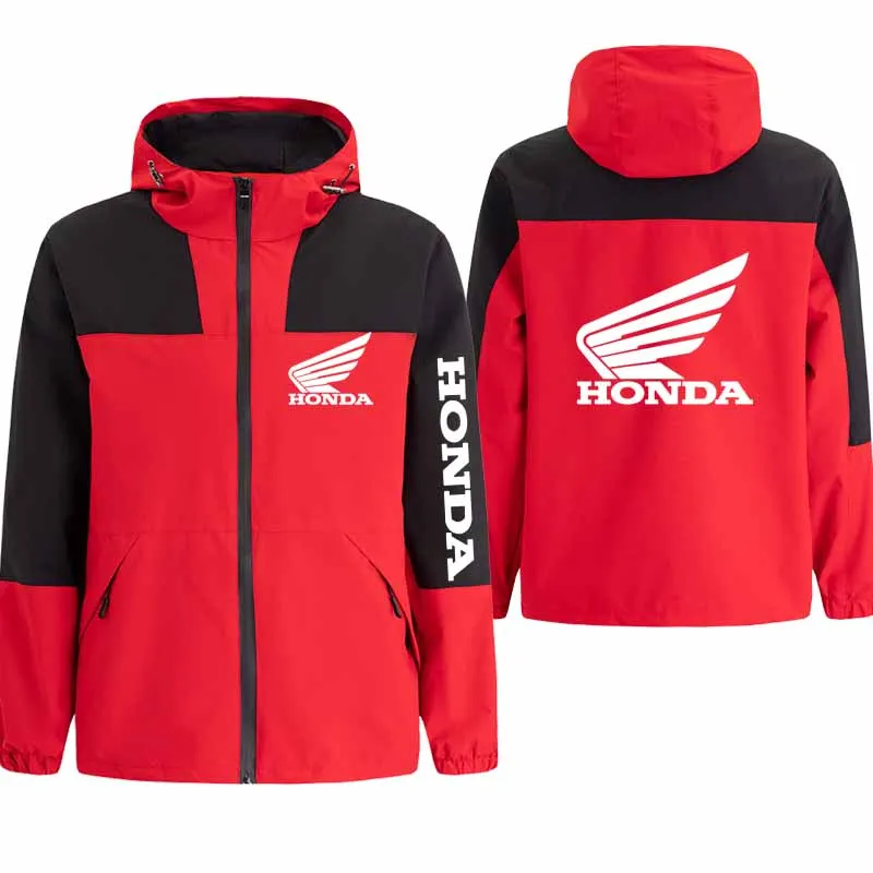 HONDA Spring and autumn thin men's waterproof hiking and mountaineering jacket, outdoor mountain hiking light windbreaker Sweats