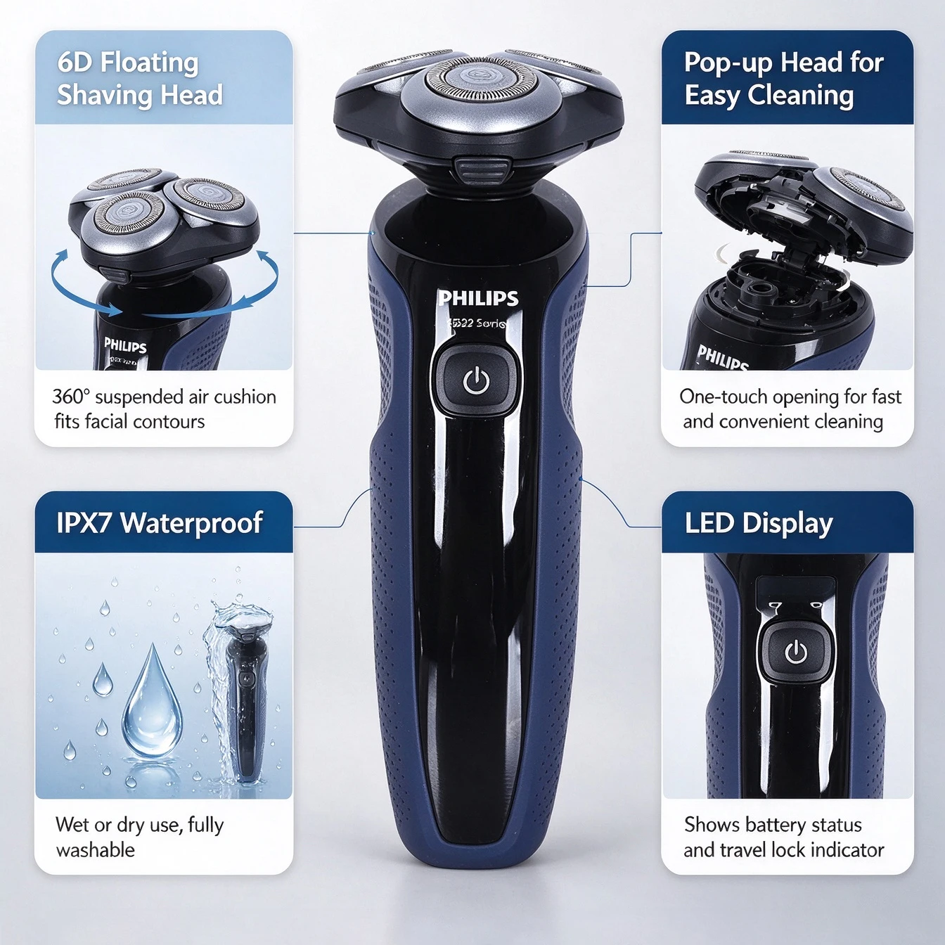 Philips S5277 Electric Shaver - Electric Razor recension och pris