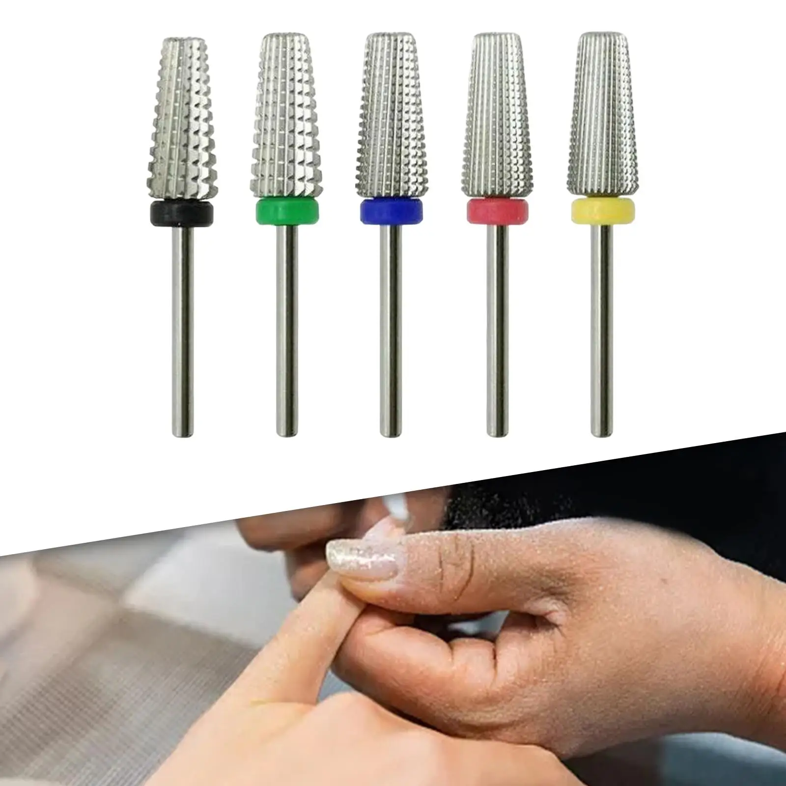 Punte da trapano per manicure di ricambio per nail art Rimuovi strumenti per uso domestico in salone