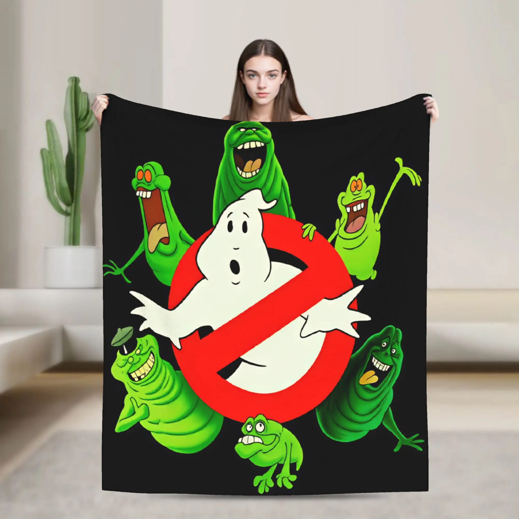 Soft Comfy Throw Blanket Travel G-Ghostbusters Blanket American Supernatural Film Flannel Bedspread For Chair Sofa Bed Cover