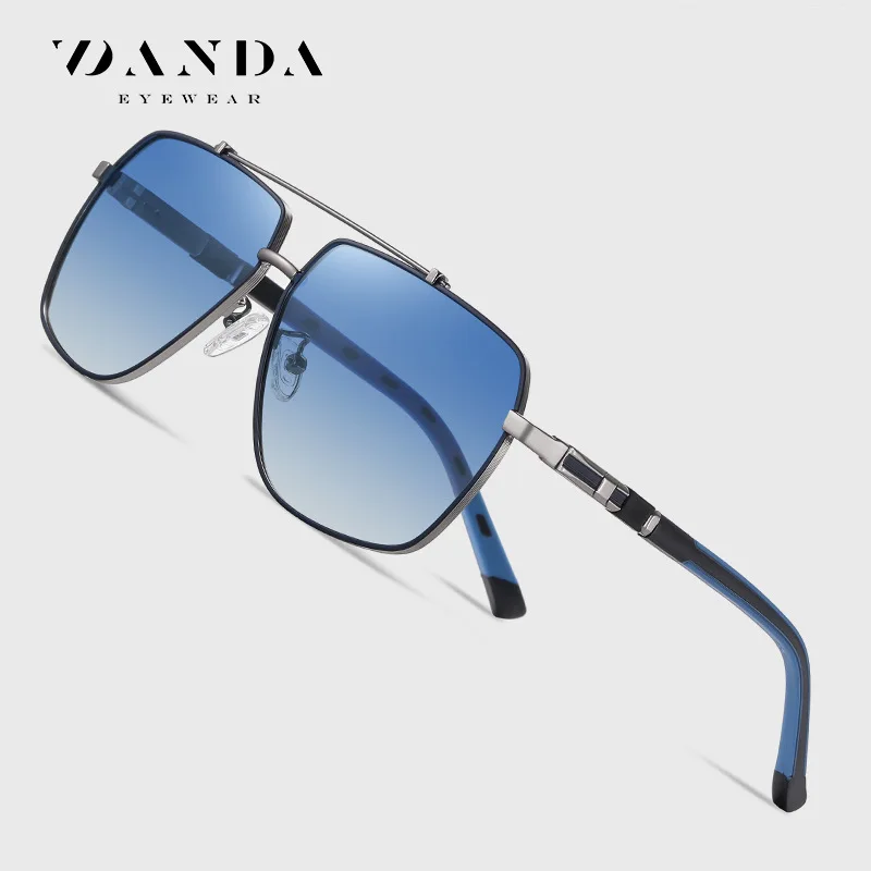 AliExpress NONE Polarizing Sunglasses Driving Sunshade Sun Glasses Double Color Square Frame Men Sports Outdoor Travel Eyewear Cycling T246