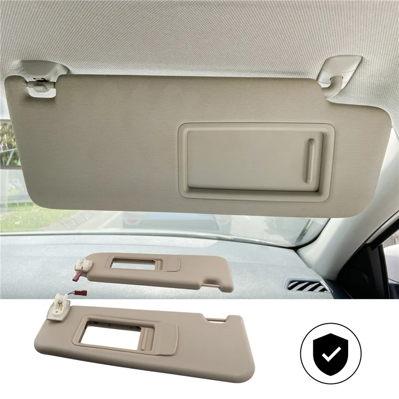 

Portable 1 Pair Beige Car Sun Visors For BMW 5 SERIES F10 F11 F18 2011-2015 51167248857 51167248858