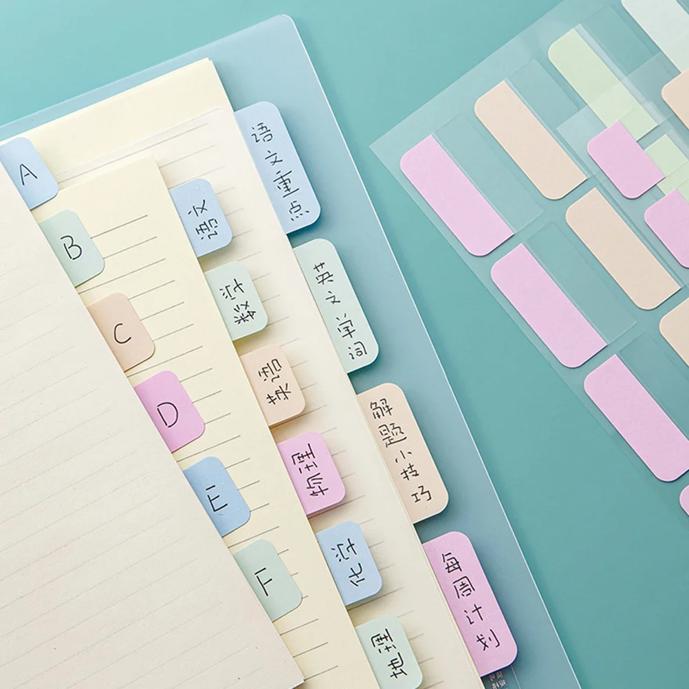 316 قطعة علامات تبويب الكتب تسمية ملصق ملاحظات علامات التبويب ملاحظة ملونة للكتب شرح قراءة دراسة مكتب المدرسة استخدام صفحة أعلام لاصقة #1