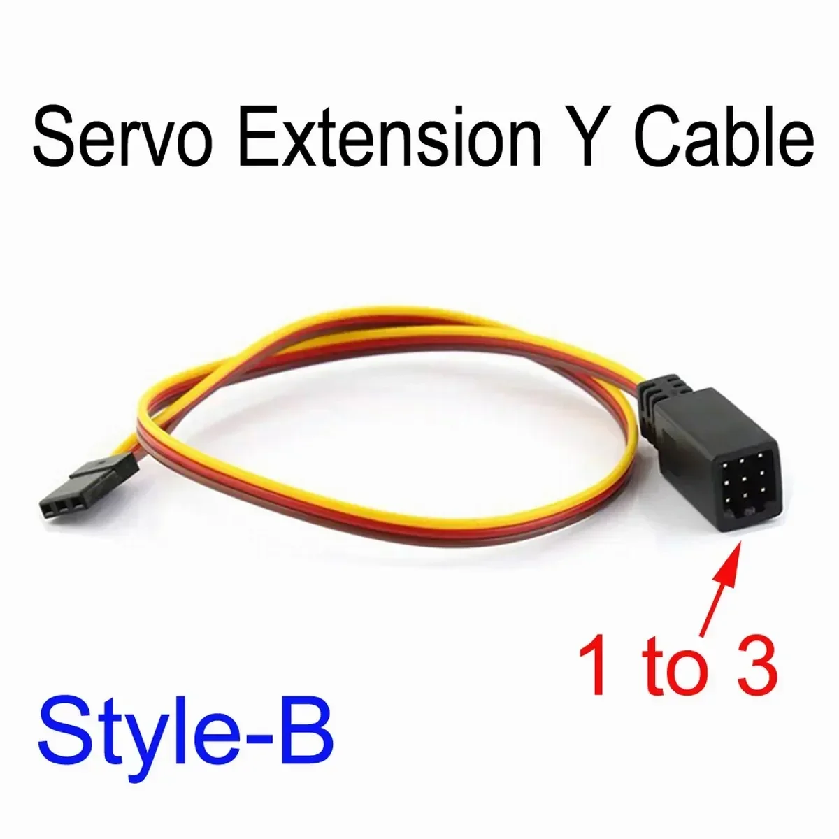 1to 2-6 RC Car Cars 35CM 2-in-1 3-in-1 Y Cable Servo Extension Cables Connection Line For Futaba JR RC Boat Quadcopter Drone
