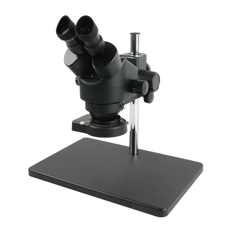 Indústria Stereo Binocular Microscópio Desktop Stand para Pcb Phone Repair Super Widefield Oculares 3.5x-90x Zoom 10×20