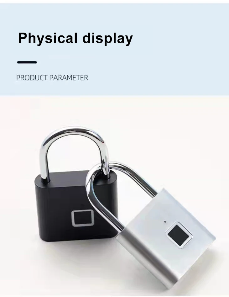 Armoire intelligente Guangdong, 2 pièces, avec sac antivol, serrure à empreintes digitales et reconnaissance de porte, serrure de porte intelligente avec sac et porte Ba