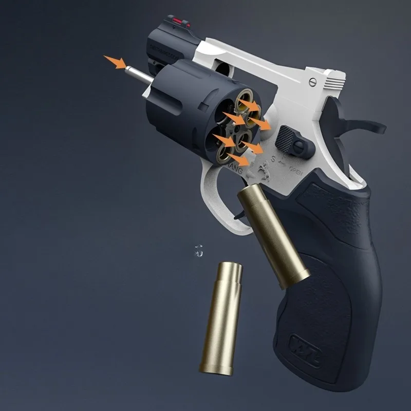Revolver MP360 soft bullet toy gun alloy ZP5 Revolver 357 pistol toy boy gift