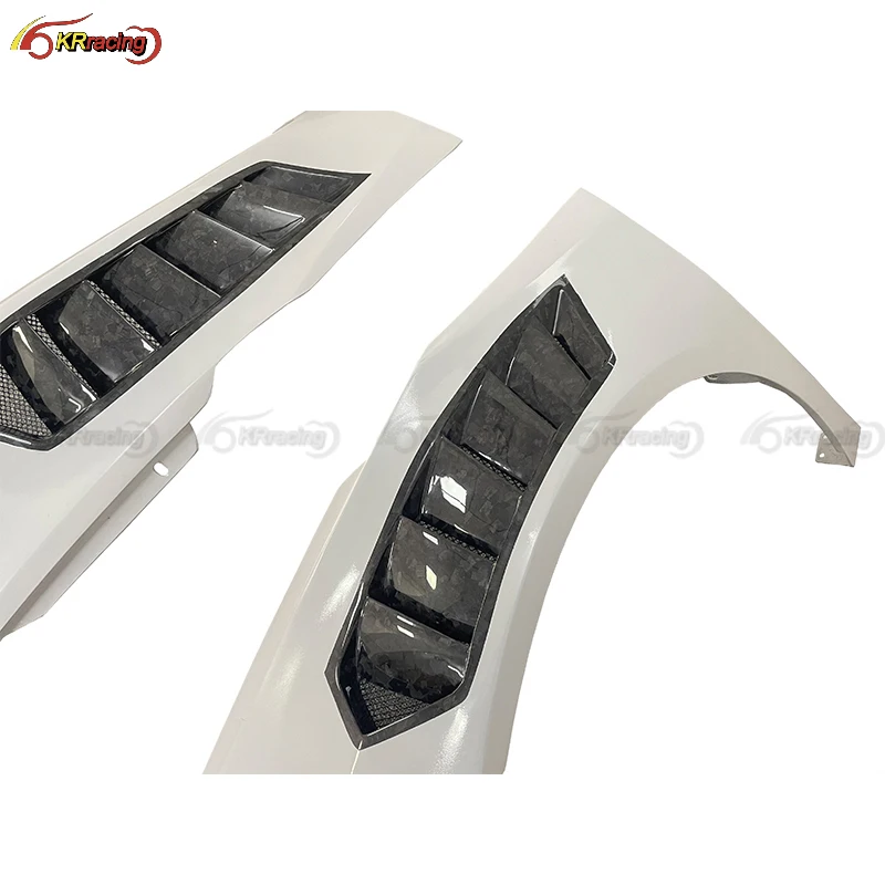 Upgrade Vorstein Fender Autoclave Forged Carbon Fiber Front Fender für Lambo Huracan LP610 LP580 2014-2018