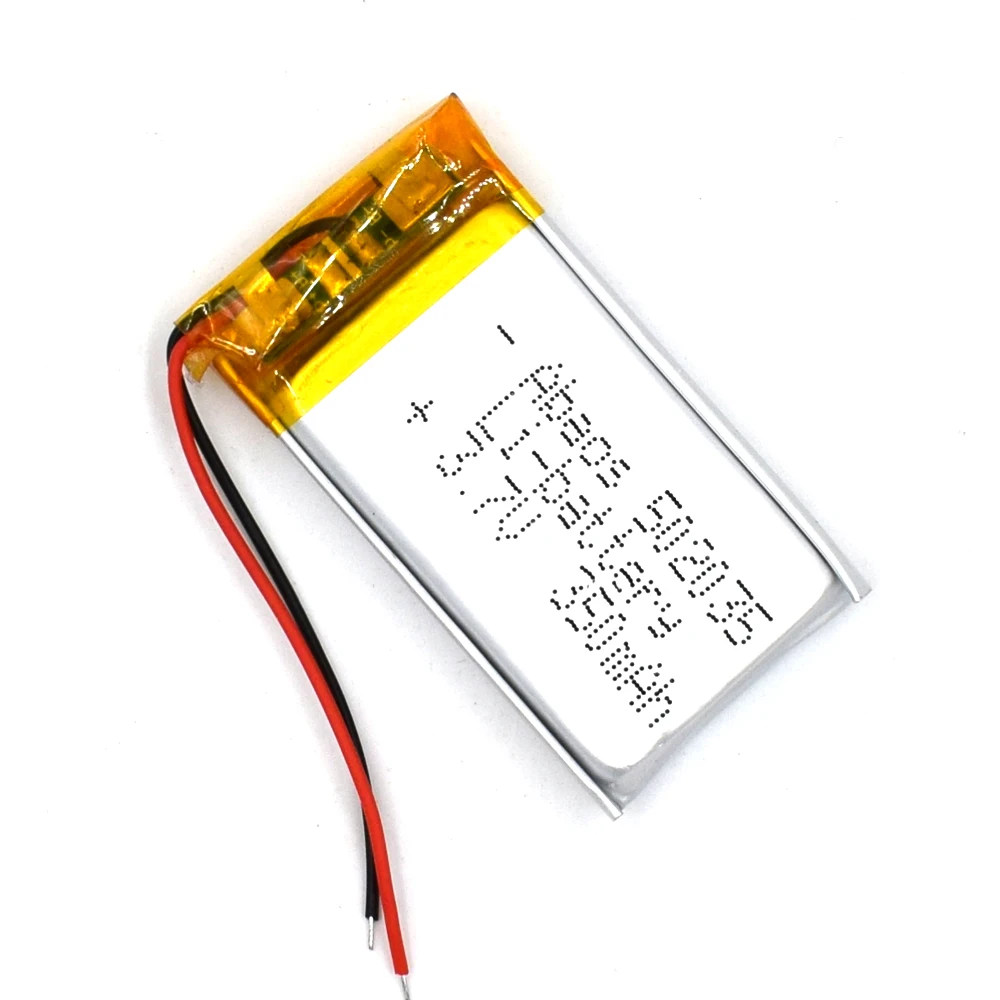 100PCS 3.7V 350 mAh 502035 Li-Polymer Rechargeable Battery Li Po for GPS Bluetooth MP3 MP4 052035
