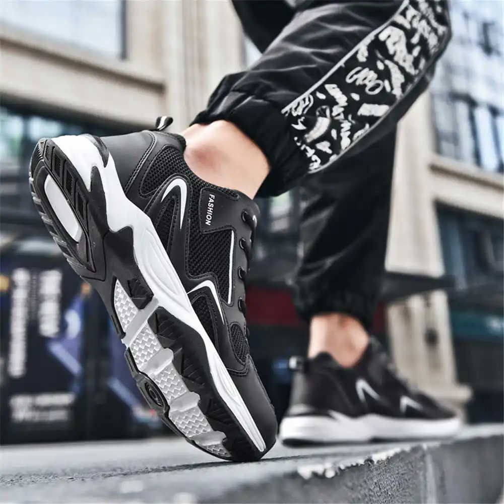 

39-40 With Ties Man's Shoes Orange Walking Sneakers 39 Basketball Training Sport Newest Lux Resell Sneskers Universal Brand