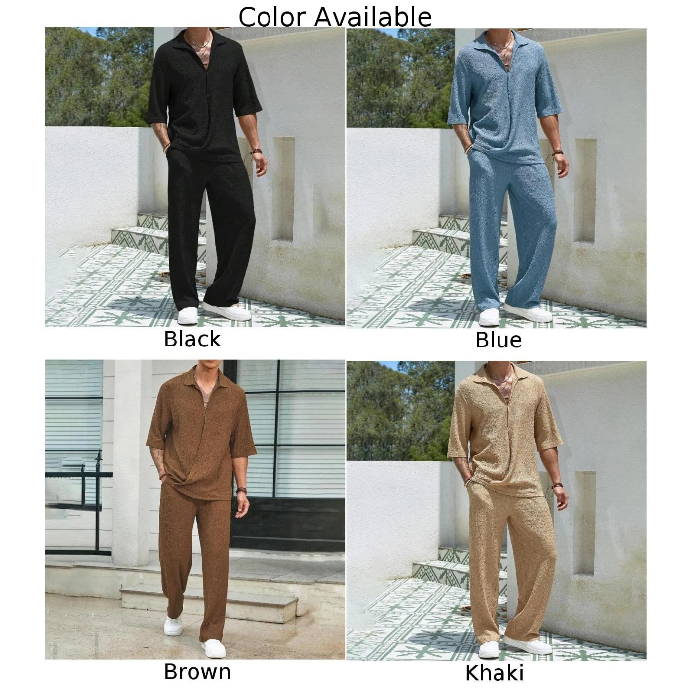 Hose Herren anzüge Frühling Sommerferien Herbst lässig täglich Mode Outfits Urlaub Revers leicht Stretch bequem