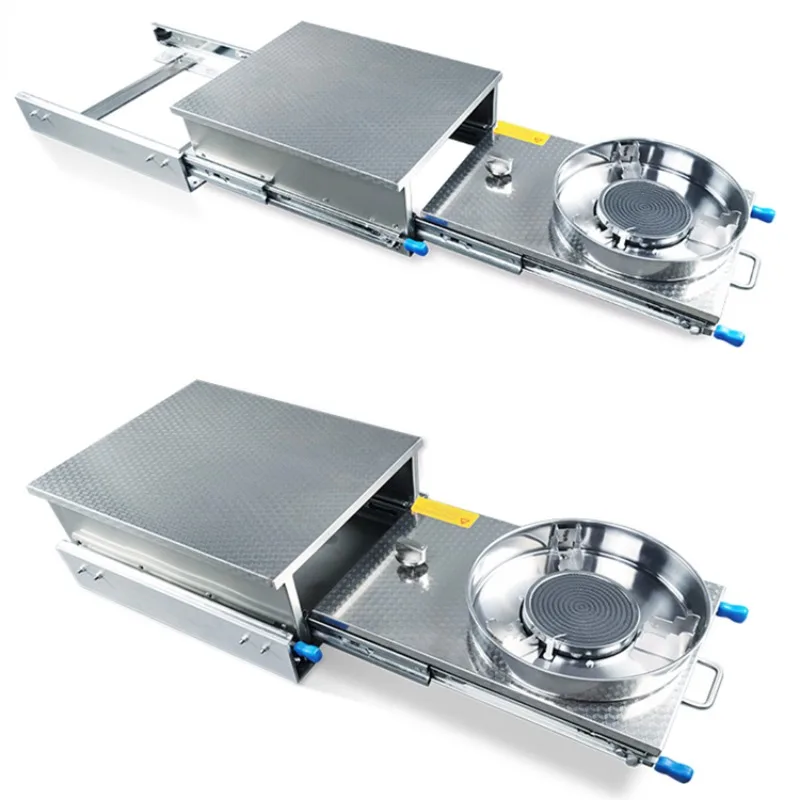 Rv Kitchen Trailer Trailer Modification RV Accessories Outdoor Cooktop Outdoor Pull Cooktop