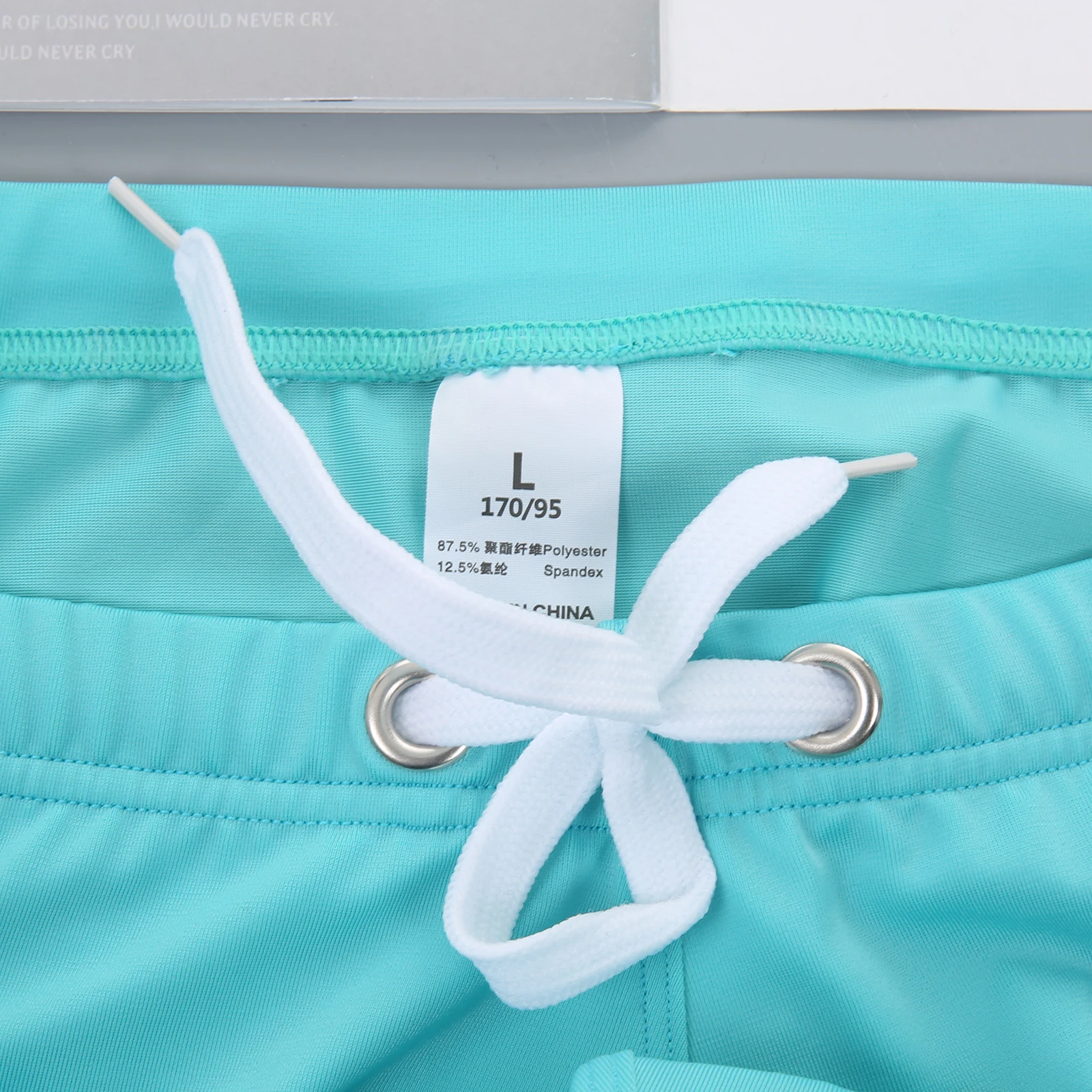 Herren-Slips mit niedriger Taille, Bikini-Unterwäsche mit Kordelzug, sexy Unterwäsche, weiche U-förmige Unterhose, lässiger Slip, klassisch für den Alltag – Detail 10