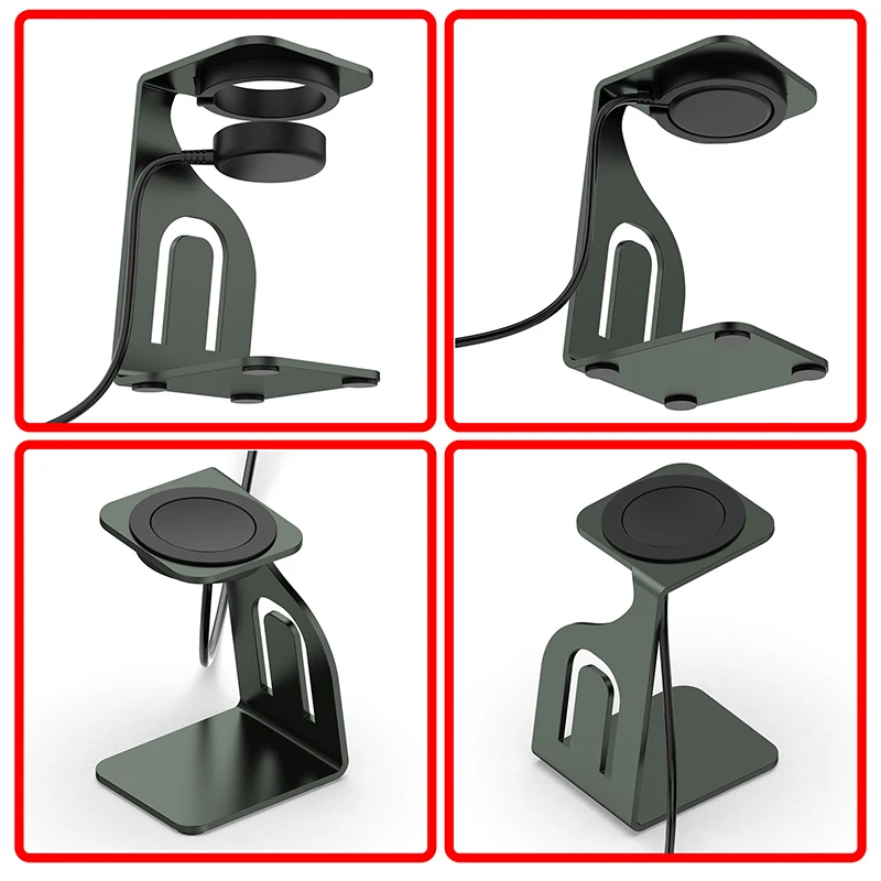 Al Alloy Charger Holder For Galaxy Watch 6 5 Series Charging Dock Station Metal Desk Charger Stand Charging Accessories