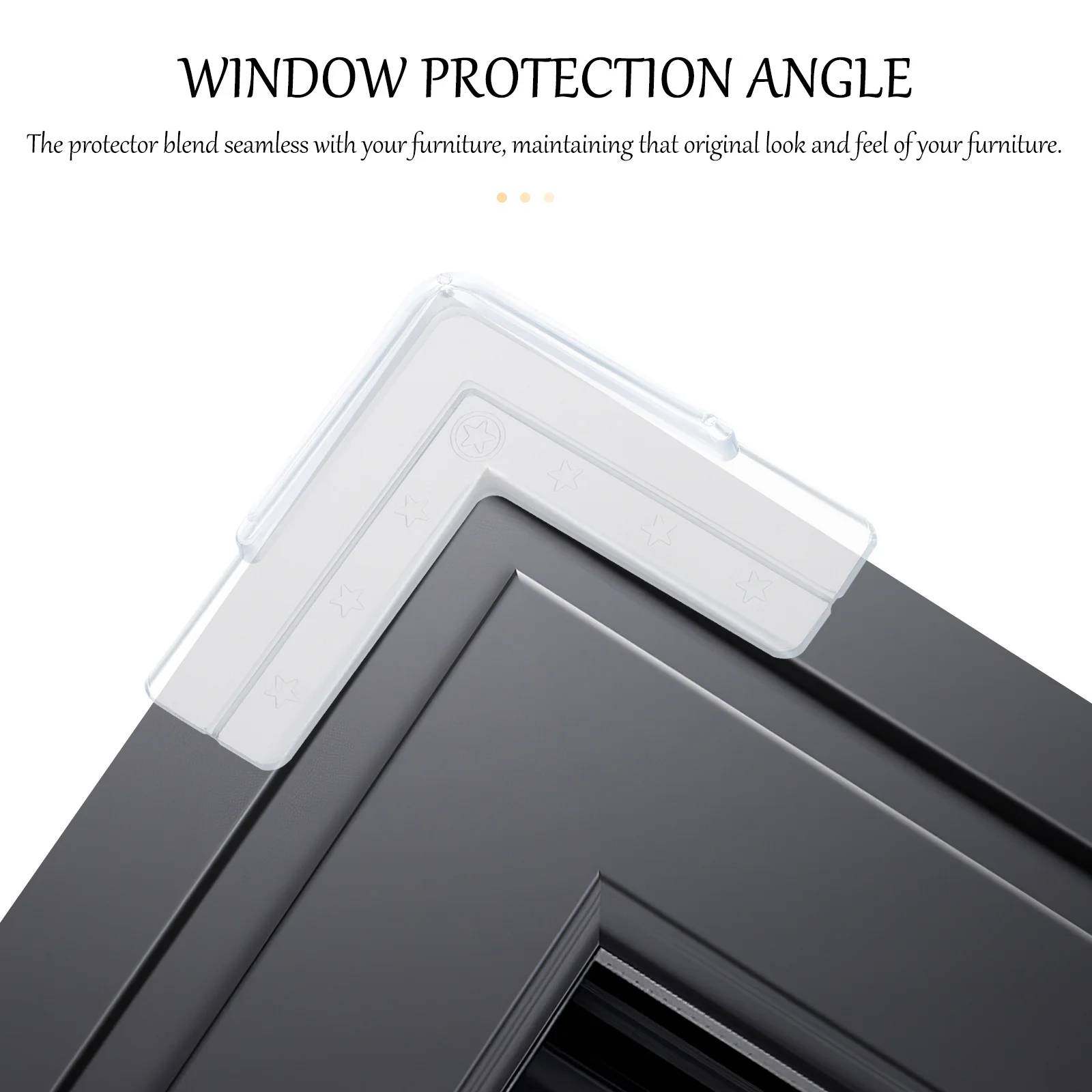 

12Pcs Safety Corner Protectors Cuttable PVC Edge Guards Table Window Protectors Kid Proof Bumpers Window Protection Angle