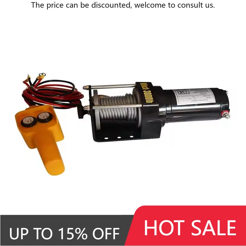 

20000lbs Heavy Duty 12V DC Electric Winch With Steel Wire Rope For Auto And Boat Trailer